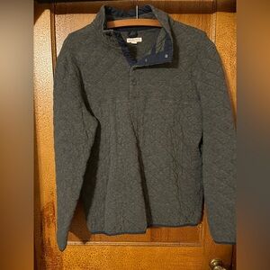 Merona Charcoal Quilted Pullover